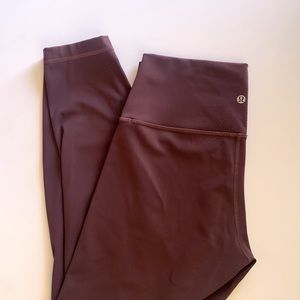Maroon Lululemon leggings